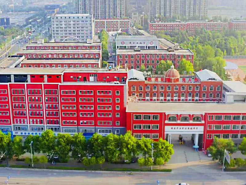 乾县校园鸟瞰图